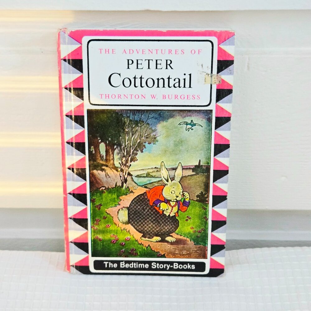3/$35🌼 Vintage 1963 Hardcover Adventures of Peter Cottontail by Thornton W